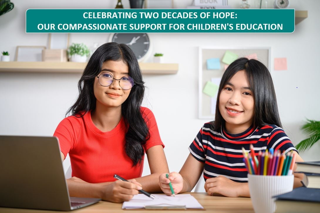 Celebrating Two Decades Of Hope: Our Compassionate Support For Children's Education